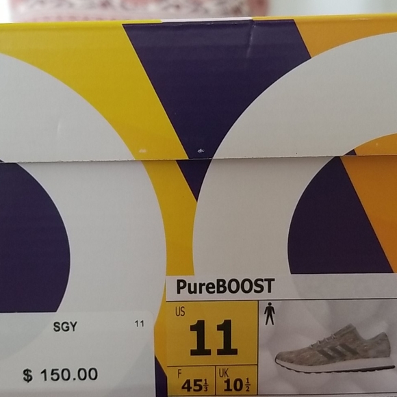 Adidas Pureboost Mens Running Shoe Size 11 - Picture 4 of 4